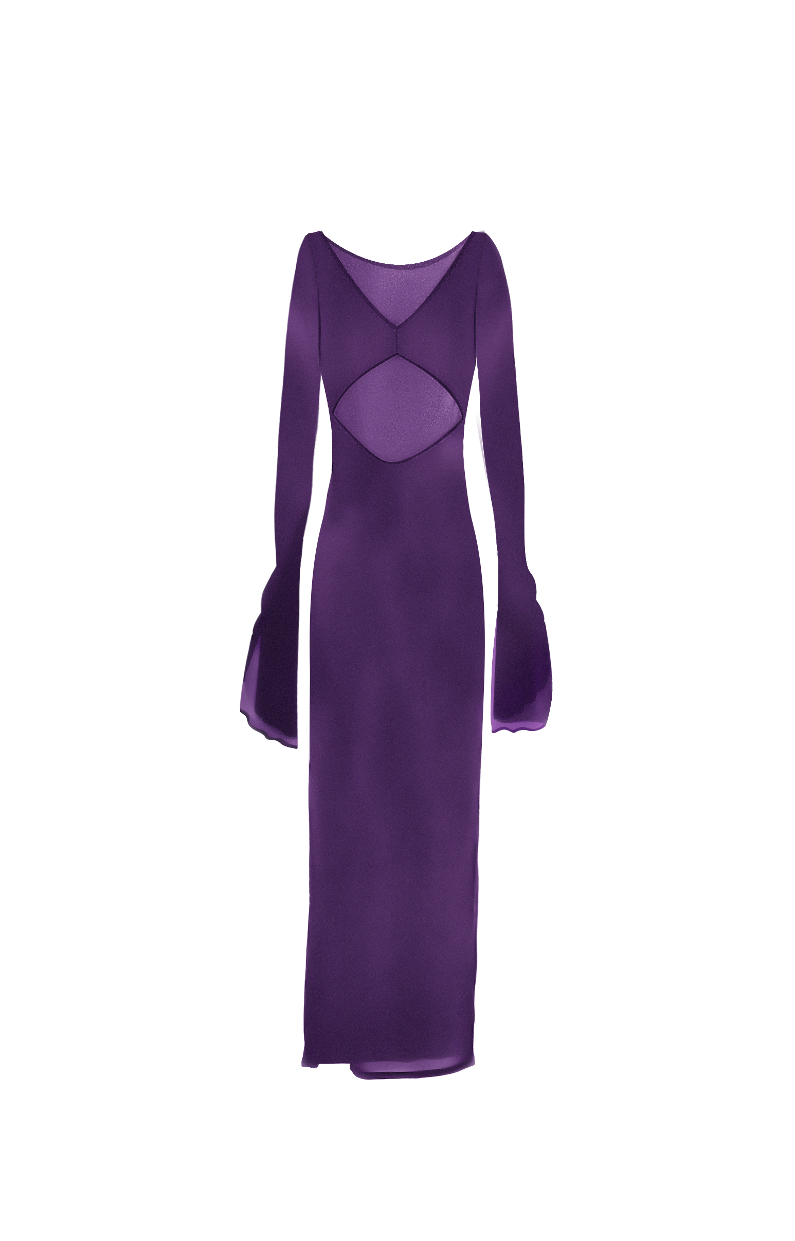 ADDISON DRESS IN VIOLET