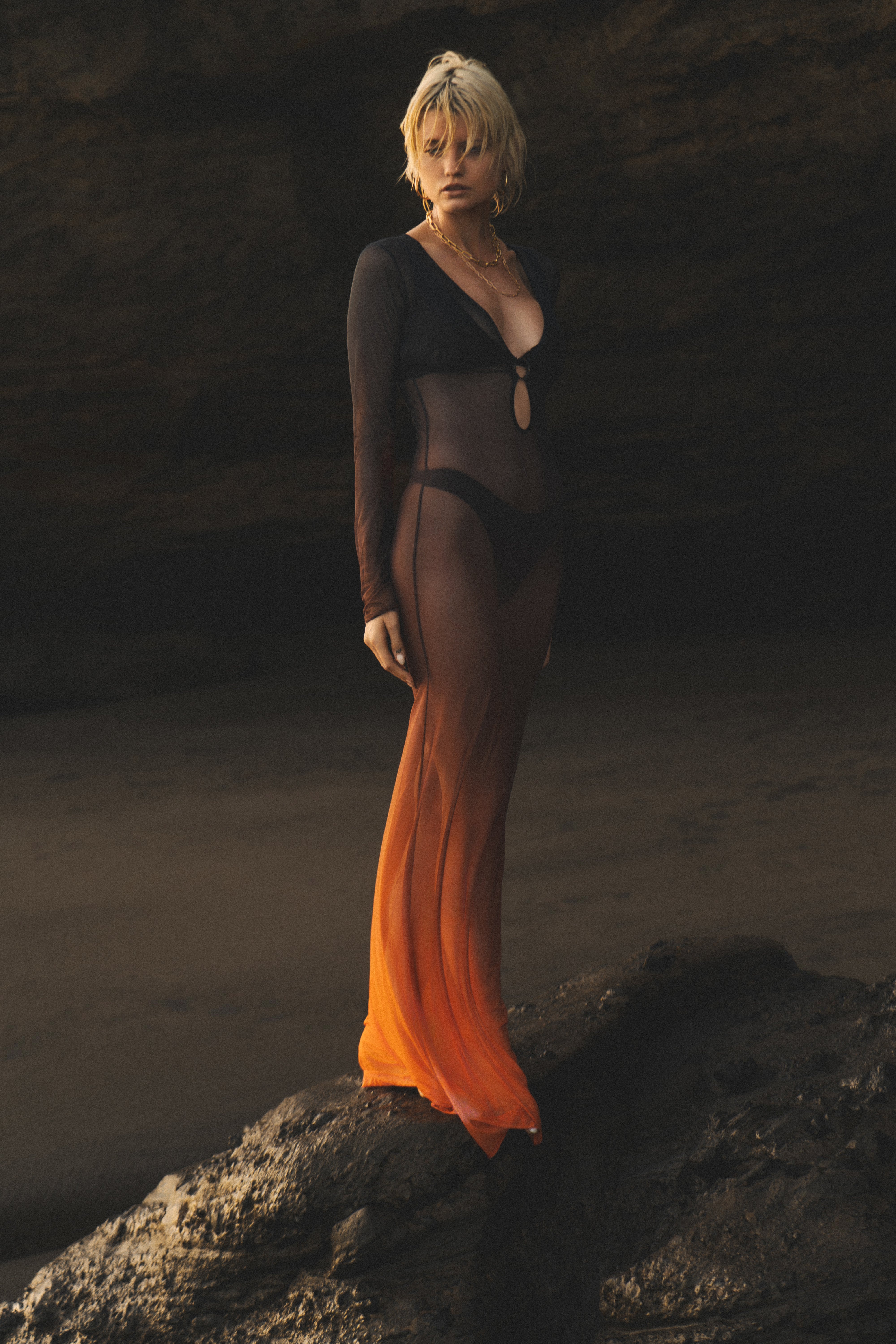 Jade Sunset dress